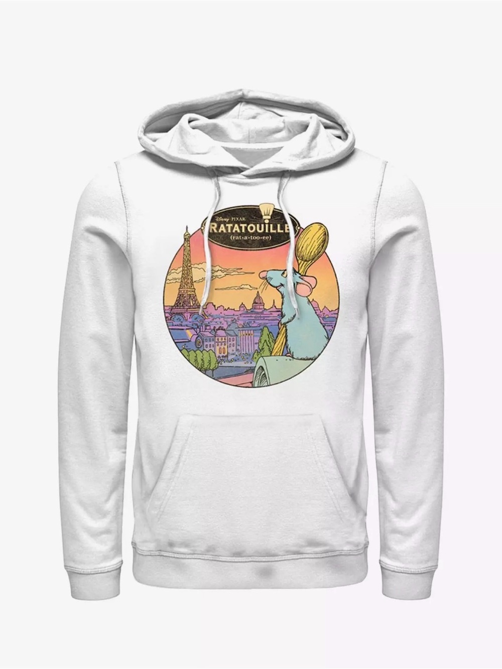 Disney White Ratatouille Graphic Hoodie